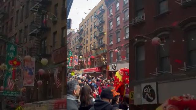 Happy Chinese New Year Chinatown New York. Китайский Новый год отмечают в Нью-Йорке🤩