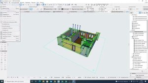 21сен 3-3 Если модель из архикад в формате FBX перенеслась в 3ds max не полностью -сохраним её в OB