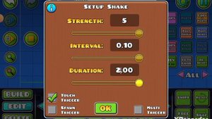 КАК РАБОТАЕТ SHAKE TRIGGER в GEOMETRY DASH 2.2? ГД уроки #10