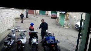 Десятилетний ребенок угнал  квадроцикл