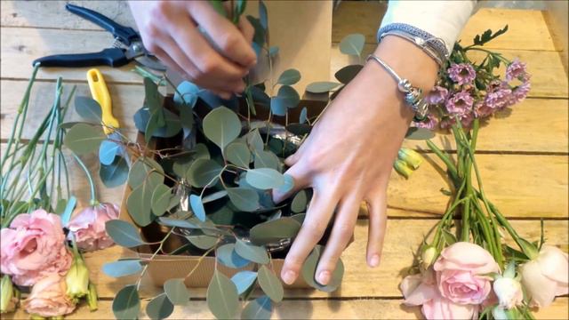 FLOWER-BOX // Come si realizza una scatola fiorita | ♡ смотреть онлайн