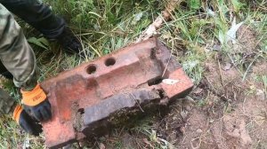 Эта мощная плюшка лишила нас последних сил.Металлокоп в старых  делянках.