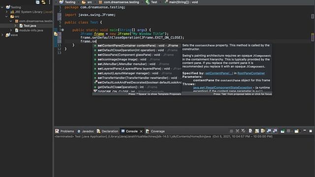 Java | Create A Window смотреть онлайн
