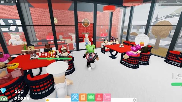Мой стильный и красивый ресторан в Ресторан тайкун 2 роблокс | Restaurant Tycoon 2 roblox | Обзор