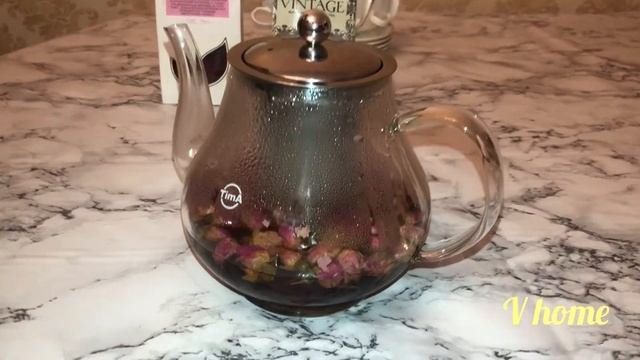 ОЧЕНЬ ВКУСНЫЙ И КРАСИВЫЙ ЧАЙ С БУТОНАМИ РОЗ/ Встречаем гостей