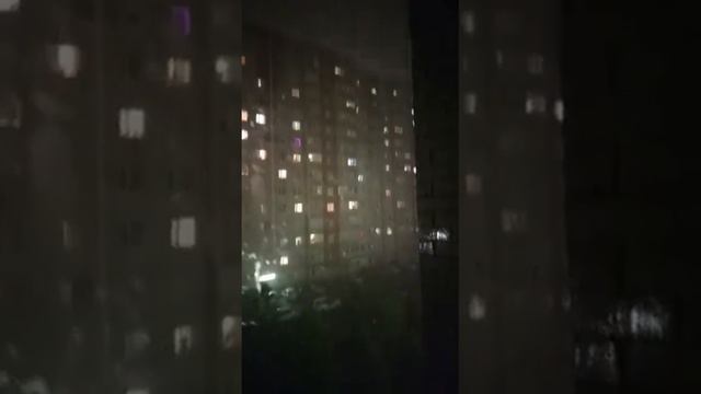 Ставрополь. Сильный ливень. 23.05.2023 г. Перспективный район, ул. Тухачевского.