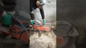 Изготовление проёма с помощью бензореза