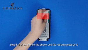 Samsung Galaxy Z Flip 5:How to install a screen protector