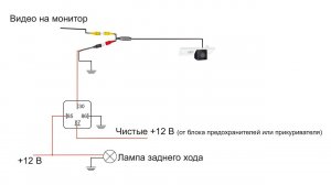 Установка камеры заднего вида через реле. Устраняем помехи и отсутствие изображения на мониторе