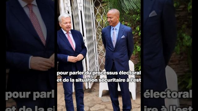 Lubumbashi Didier Reynders commissaire de l'UE chez Moise Katumbi  #avenirmeilleur #leadership