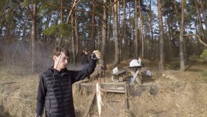 Рыбалка на Трофейном на Хищника (щука). Варим уху из щуки.