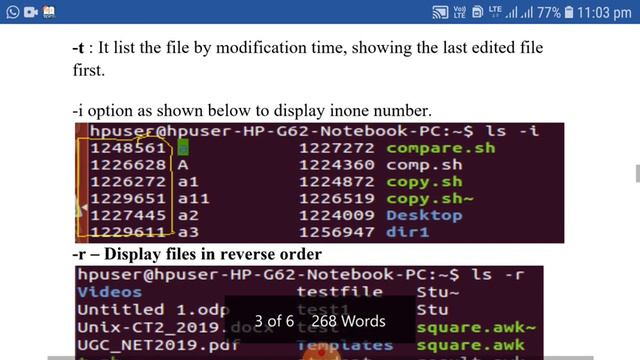 unix tutorial - unix|linux basic commands| wc , ls command (with wildcard characters) by babita mam