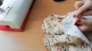 Как сшить блузу. Блуза с ложным манжетом и V образным вырезом горловины.Шью сама.