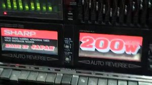 Sharp 939 ремонт , профилактика, наклейки