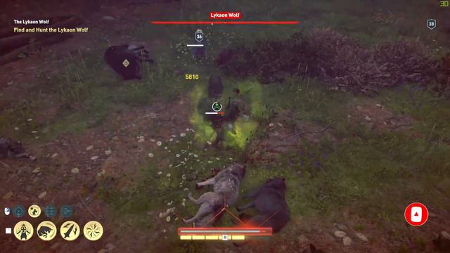 The Lykaon Wolf | Assassins Creed Odyssey PC Gameplay