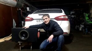 Установка саба в Ford Focus 3. Подключение к штатной магнитоле. EVO коврик в багажник.