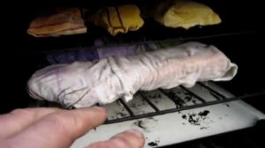 Копчу сало и мясо в коптилке