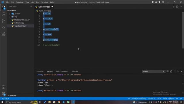 Type Casting in Python - Full Tutorial || Python for Beginners in Tamil || #15