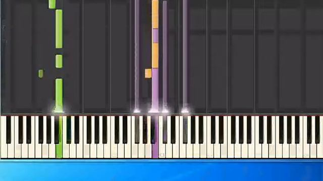 [Piano Tutorial Synthesia]Enigma - Gravity of Love (ge) смотреть онлайн