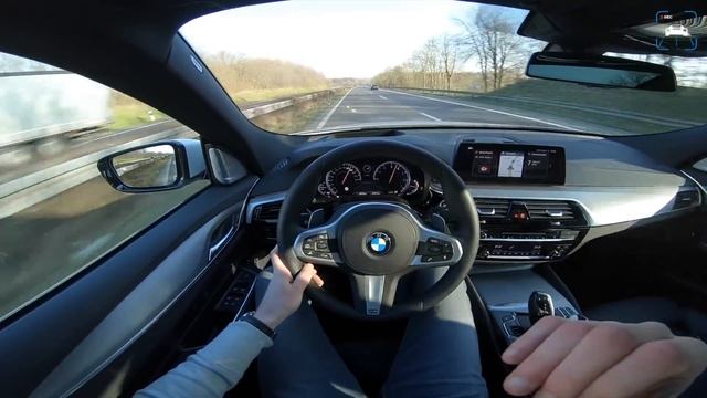BMW 6 Series GT M Sport 640i XDrive REVIEW POV Test Drive On Autobahn By AutoTopNL