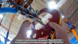 Прохожу вторую трассу  в экстрим парке, высота 6,8 метра.