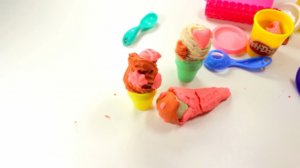 Мороженое Play Doh!Игры для детей!Открываем набор!Развивающий мультик!Пластилин Плей До!