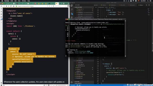 Vue + Firebase for E-Commerce: VueFire integration Part 1 смотреть онлайн