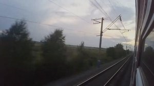 Заводоуковская - Тюмень СВРД ж.д. из окна поезда