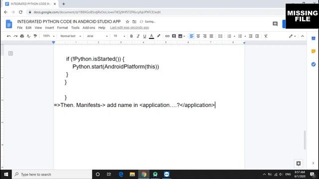 Integrating Python code into Android Studio application