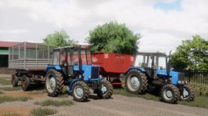 Farming Simulator 22 / Карта Кошмак #20 Уборка кукурузы на силос МТЗ-82/1025, Claas Jaguar 900