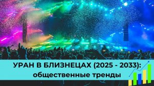 Уран в Близнецах (2025 - 2033): общественные тренды