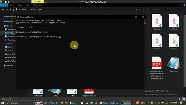 How to Run Java Programs With Command Prompt cmd and Notepad in Windows смотреть онлайн
