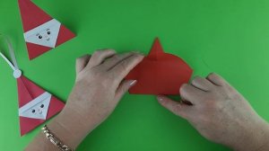 Дед  Мороз из бумаги своими руками / Дед Мороз оригами / Новогодняя игрушка на елку дед Мороз.