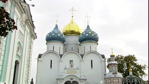 Божественная литургия 21 апреля 2023, Свято-Троицкая Сергиева лавра, г. Сергиев Посад