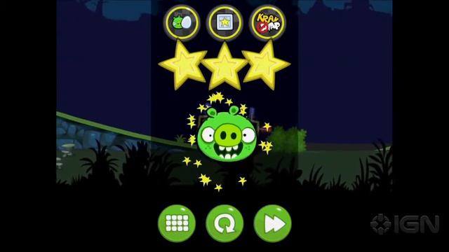 Bad Piggies Flight in the Night Level 3 24 3 Star Walkthrough смотреть онлайн