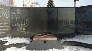 Усть-Каменогорск памятник воинам Афганцам