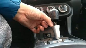 Снятие ручки АКПП MITSUBISHI LANSER X