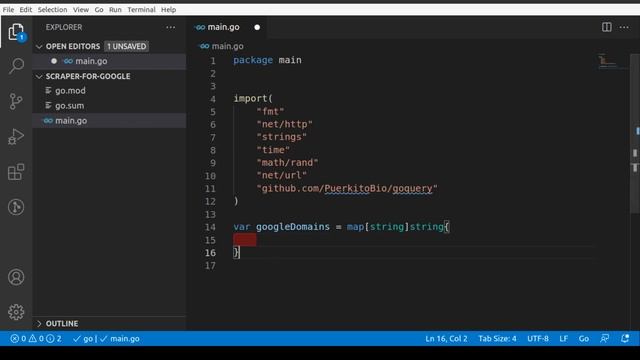Golang Project 2021 - Scrape Google Results - Part 2