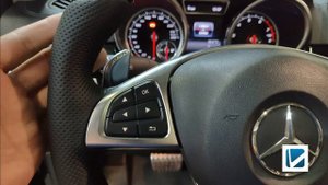 Перешив и шпонирование рояльным лаком рулевого колеса Mercedes GLE Coupe AMG53