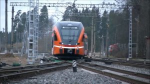 Ц36-7и-1509 и первый Эстонский Штадлер в ст. Аэгвийду/C36-7i-1509+first Estonian Stadler at Aegviid