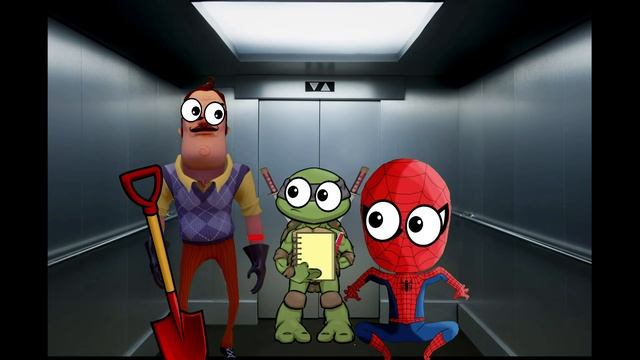 ПРИВЕТ СОСЕД - ВЕРНУЛСЯ? СТРАШИЛКИ для детей. СПАЙДЕР и НИНДЗЯГО! смотреть онлайн