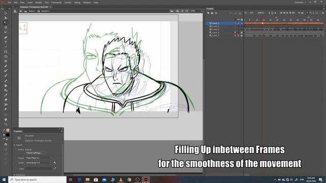 Adobe Animate CC 2019 Tutorial/Timelapse - Animating Endeavour BNHA