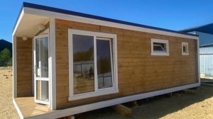 Мобильная баня Скандинавия 8,0×2,3 м