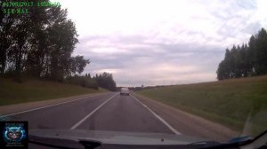 Автомобиль-призрак на встречной полосе: он появился из ниоткуда!