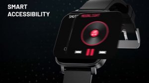 Crossbeats LYT Smartwatch with 1.69''Inch, Health Suite, AI Voice Assistance and In-App GPS