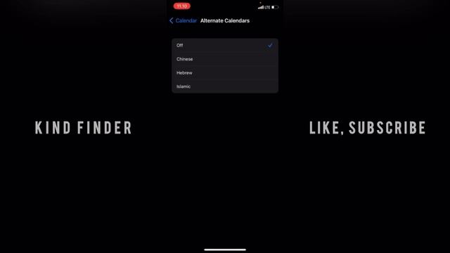How To Use Alternative Calendars On iPhone