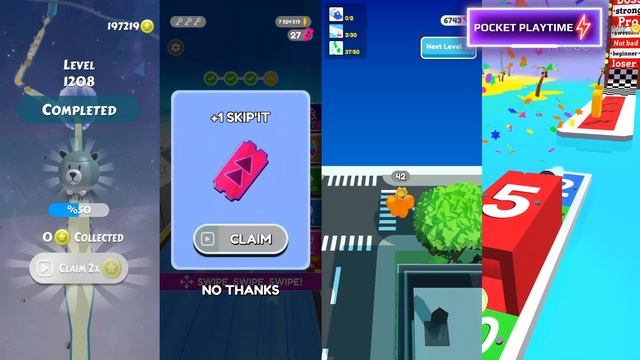 Action Balls vs Going Balls vs Tall Man Run vs Spiral Roll - All level gameplay Android, IOS