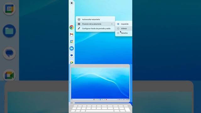 Cómo mover y ocultar la barra de tareas en Chromebook