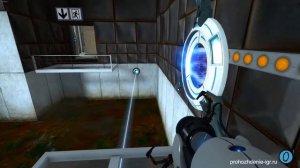 Portal 1-08. Полное прохождение игры как проходить Портал 1, глава 3, Камера испытаний 08