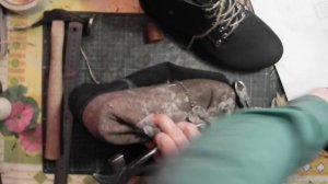 Мастер-класс №18. Зимние ботинки. Часть 8. Winter boots master class